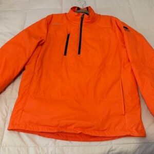 Zero Restriction - 1/4 Zip - Orange w/Blue Trim - Men’s Medium